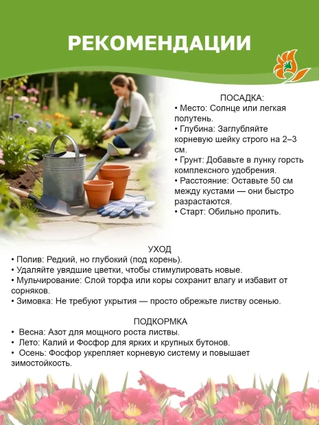 Лилейник Лавендер Ту Ту