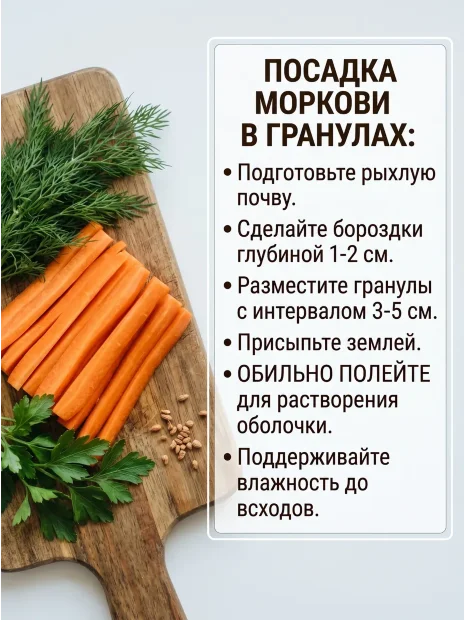 Морковь драже Витаминная 6 семена 